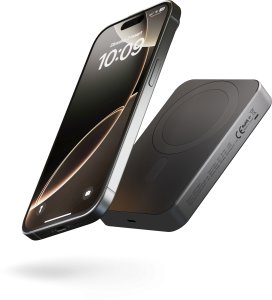 ZENS Slim Qi2 Aluminium Powerbank - magnetyczny powerbank 10000 mAh kompatybilny z MagSafe i Qi2 (black) 3