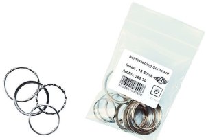 WEDO Metall-Schlüsselringe 15er Sortimentspackung 2