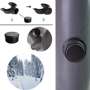 Zestaw przyłączeniowy do deszczownicy Łapacz wody, kranik, zaślepka, szybkozłączka 6