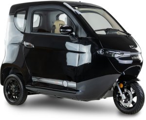 Skuter elektryczny zabudowany z dachem MICRO CAR BILI BIKE SIGMA 3 GEL czarny-ciemne wnętrze 1