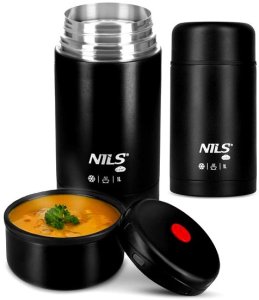 NC3802 TERMOS OBIADOWY 1000ML CZARNY NILS CAMP 1