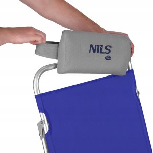 NC3502 KRZESŁO TURYSTYCZNE 2W1 SKŁADANE NIEBIESKO-SZARE NILS CAMP 6