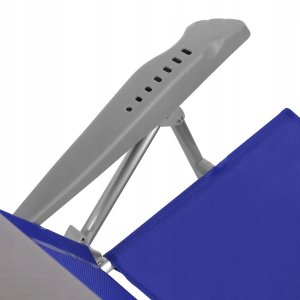 NC3502 KRZESŁO TURYSTYCZNE 2W1 SKŁADANE NIEBIESKO-SZARE NILS CAMP 9