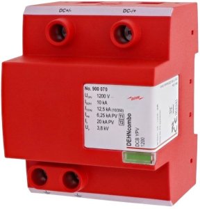Ogranicznik przepięciowy DC DEHNcombo YPV do systemów PV do 1200V 4P typ I+II 1