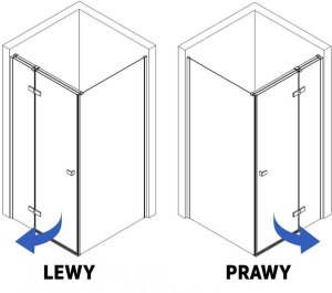 Kabina Prysznicowa Rea Atlas 80x100 Złota Szczotkowana 4