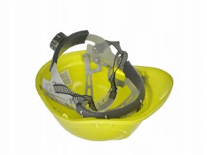 Geko Kask ochronny budowlany BHP regulowany – żółty (50) 7