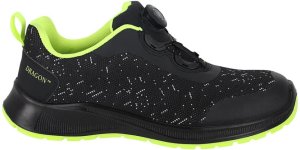 BRMATRIX S1PS FO SR - Buty bezpieczne MATRIX męskie z dzianego materiału tekstylnego z zamszową skórą syntetyczną podeszwa antypoślizgowa, olejoodporna, antyelektrostatyczna 46 1