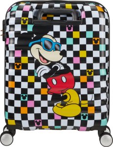85667 A080 WALIZKA AMERICAN TOURISTER MICKEY CHECK WAVEBREAKER DISNEY SPIN.55/20 3