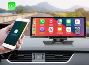 EKRAN SAMOCHODOWY MONITOR ODTWARZACZ CARPLAY ANDROID APPLE MONIOTR KAMERA COFANIA A3018 3