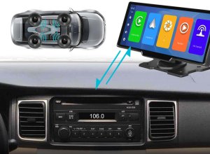 EKRAN SAMOCHODOWY MONITOR ODTWARZACZ CARPLAY ANDROID APPLE MONIOTR KAMERA COFANIA A3018 8