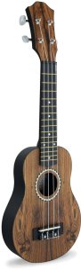 Zestaw: Ukulele sopranowe ciemne GBU10+ akcesoria Golden Guitar one size 4