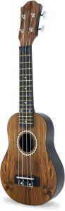 Zestaw: Ukulele sopranowe ciemne GBU10+ akcesoria Golden Guitar one size 6