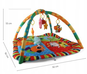 TinyMini JL624-1D Mata edukacyjna Kolorowe Zwierzątka 14