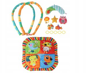 TinyMini JL624-1D Mata edukacyjna Kolorowe Zwierzątka 5