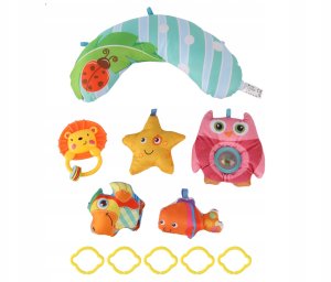 TinyMini JL624-1D Mata edukacyjna Kolorowe Zwierzątka 6