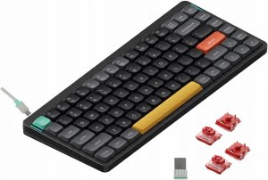 Nuphy - Air75 V2 Wireless Mechanical Keyboard - Bezprzewodowa Klawiatura Mechaniczna Slim Basalt Black Cowberry 1