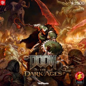 Good Loot Good Loot Gaming Puzzle: Doom The Dark Ages Slayer's Rage 1000 elementów 4