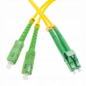Patchcord SM SC/APC-LC/APC duplex  2m 9/125 3.0mm G652D 1
