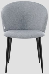 Krzesło tapicerowane LUJO ciemnoszare HOMLA 2