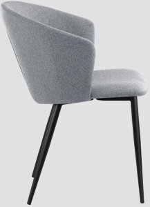 Krzesło tapicerowane LUJO ciemnoszare HOMLA 3