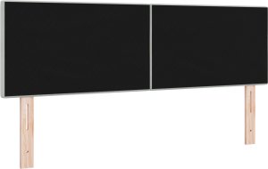 vidaXL vidaXL LED Wezgłowie Z Guzy Jasnoszary 80 cm Aksamit 2