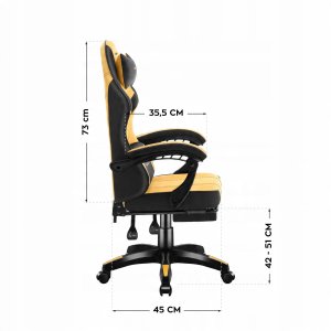Fotel Huzaro Force 3.7 żółty 9