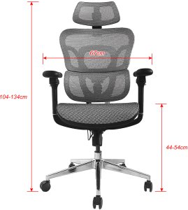 Equip Ergonomischer Bürostuhl mit Kopf und Armstützen     gr lite Retail 13