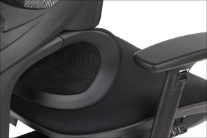 Fotel biurowy ERGONEW S1A czarny tkanina STEMA 10