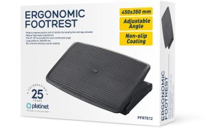 PLATINET Podnóżek biurowy ergonomiczny 470x350x91mm 4
