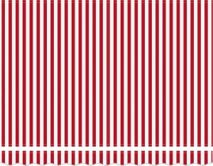 vidaXL Chowana markiza Czerwono-biała Pasiasta 350x250 cm 4