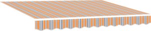 vidaXL vidaXL ręczna markiza składana w kolorowe paski 350x250 cm 2