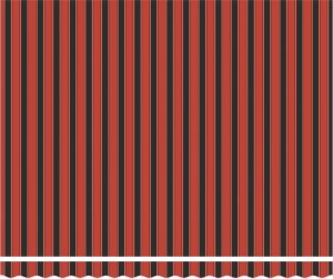 vidaXL Ręczna markiza zwijana pomarańczowa i brązowa 400x350 cm 5
