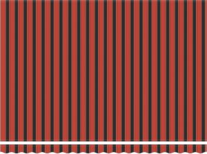 vidaXL Ręczna markiza chowana Pomarańczowa i Brązowa 450x350 cm 4