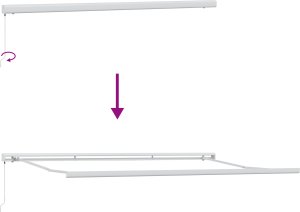 vidaXL Ręczna składana markiza w pomarańczowym i brązowym, 500x300 cm 8