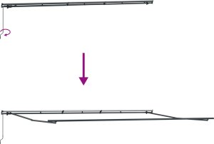 vidaXL Ręczna Markiza Chowana Pomarańczowa i Brązowa 600x300 cm 6