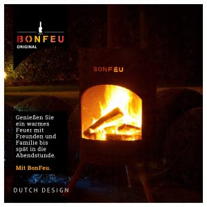 BONFEU KOMINEK OGRODOWY BONTON 40 RDZAWY 6