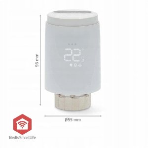 Nedis SmartLife ZBHTR20WT Smart Radiator Thermostat, ZigBee 8