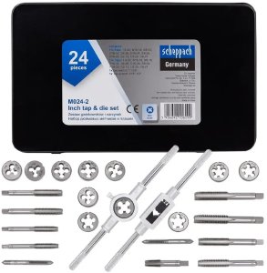 TAPS + DIES set of 24 / SCHEPPACH 1