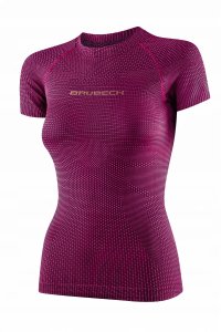 SS1373W Koszulka damska 3D PRO z krótkim rękawem fuksjowy XL 1