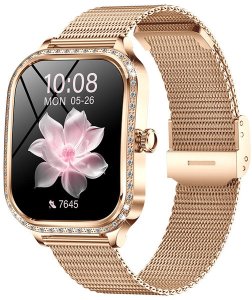SMARTWATCH WATCH ZEGAREK AMOLED BLUETOOTH ROZMOWY MENU PL DAMSKI SMARTBAND MK88 14