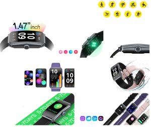 SMARTWATCH ZEGAREK WATCH AMOLED BLUETOOTH SMARTBAND SPORTOWY MENU PL DAMSKI R11 11
