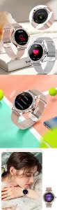 SMARTWATCH WATCH ZEGAREK AMOLED BLUETOOTH ROZMOWY MENU PL DAMSKI SMARTBAND NX19 16