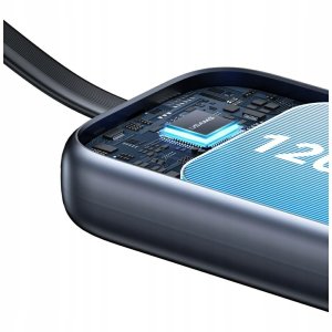 inductive charger for Apple Watch Usams CD245 2-in-1 with 1200mAh powerbank + USB-C cable titanium 9