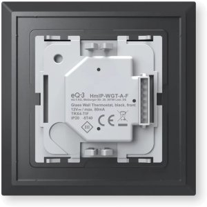 Homematic IP Glas-Wandthermostat, schwarz 3
