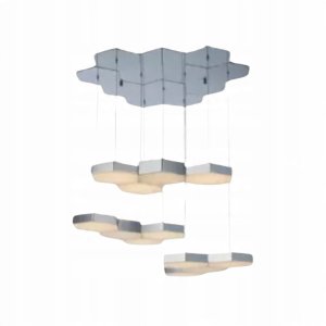 ALCLARA Lampa Sufitowa Wisząca KI3016/11/36P LULU 36W Chrom Wysoka Jakość 1
