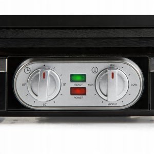 DOMO DO9281W Gofrownica, 1520W, 2 duże gofry, regulacja temperatury, czarna 8
