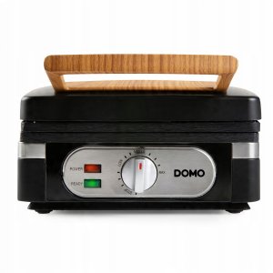 DOMO DO9275W Gofrownica, 1400W, 2 duże gofry, regulacja temperatury, czarna 7