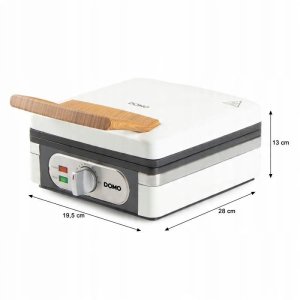 DOMO DO9274W Gofrownica, 1400W, 2 duże gofry, regulacja temperatury 11