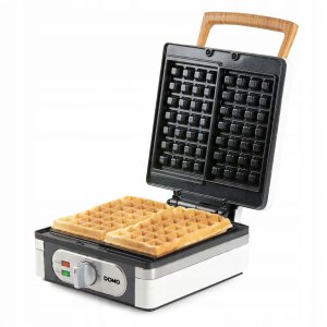 DOMO DO9274W Gofrownica, 1400W, 2 duże gofry, regulacja temperatury 3