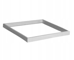 ECO LIGHT RAMKA NATYNKOWA DO PANELI LED 60X60CM ZATRZASKOWA PLASTIK BIAŁA 1
